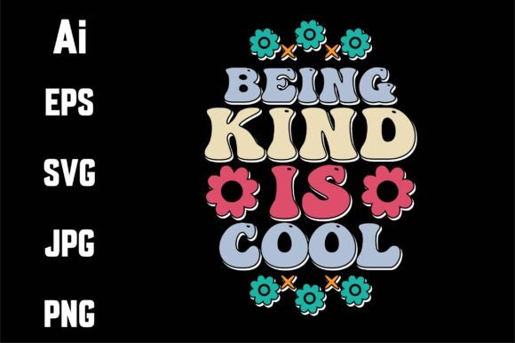 Being Kind is Cool Keychain Svg: A Crafts Graphics Gem