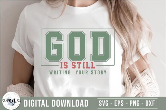 Christian Quotes SVG - God is Still: A Versatile Graphics Asset for Crafts