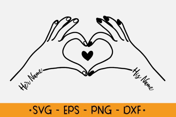 Couple Heart Hands Love Sign SVG PNG: A Graphics and Crafts Gem