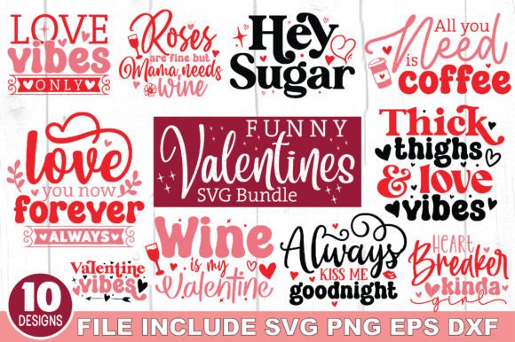 Funny Valentine SVG Bundle: A Graphics and Crafts Essential