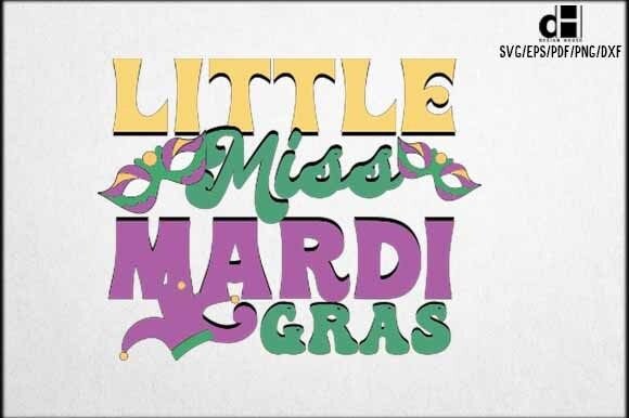 Little Miss Mardi Gras SVG PNG: A Creative Craft for Graphics